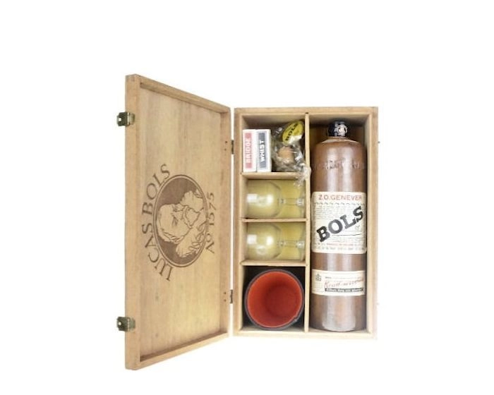 Bols zeer oude Genever Kaart Set