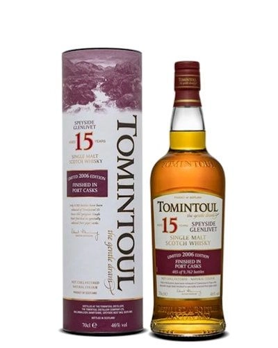 Tomintoul 15 Portwood Finish