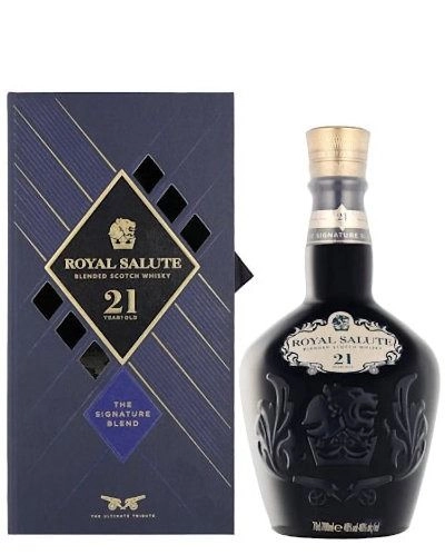 Chivas Regal 21 Royal Salute blue