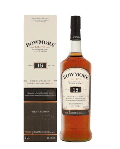 Bowmore 15 Golden & Elegant