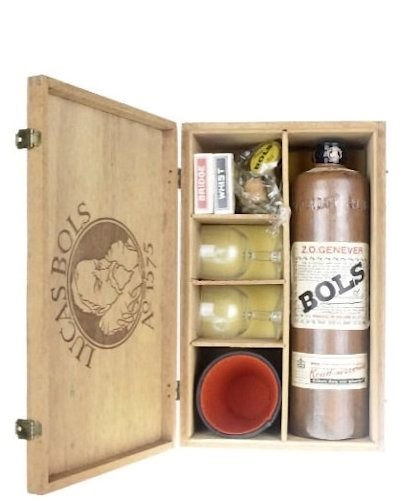 Bols zeer oude Genever Kaart Set