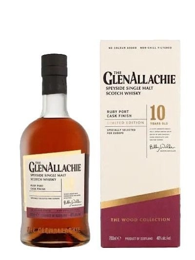 GlenAllachie 10 Ruby Port Cask Finish