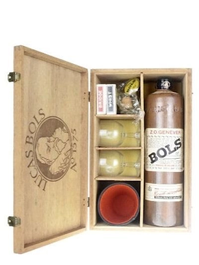 Bols zeer oude Genever Kaart Set